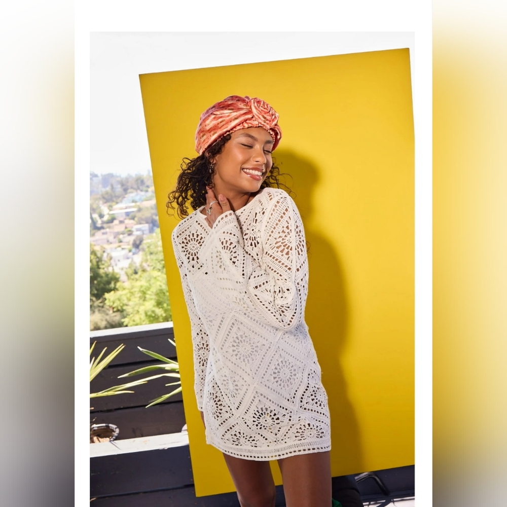 Goody Sophia X Yeshi Ouchless Satin Lined Hair Turban, Ready-to-Wear Wrap - Picture 2 of 6